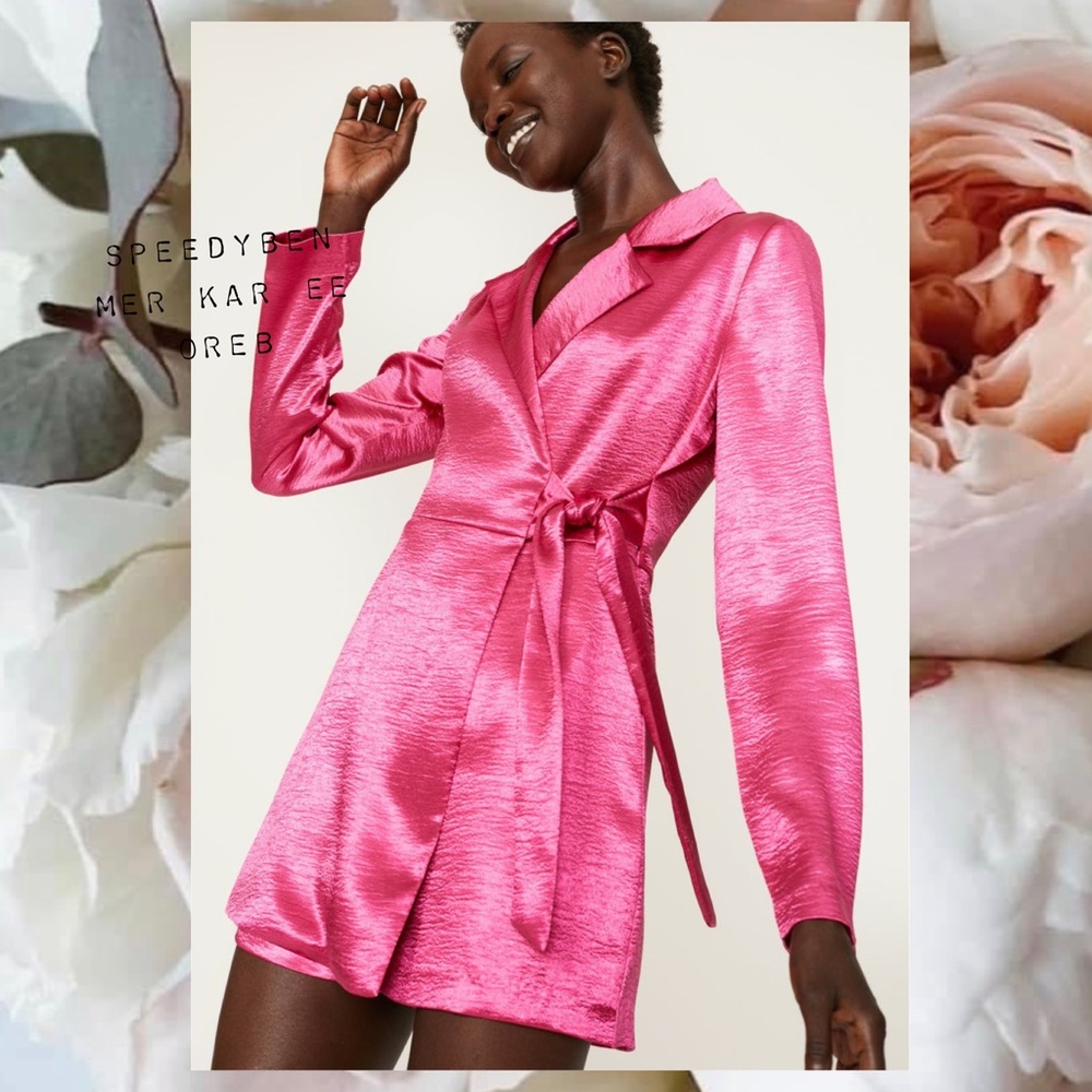 Louna Long Sleeve Pink Romper Size 8 - Picture 12 of 13